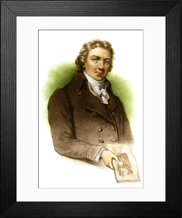 Framed Print : Edward Jenner, English Physician Framed Print : Edward Jenner, English Physician