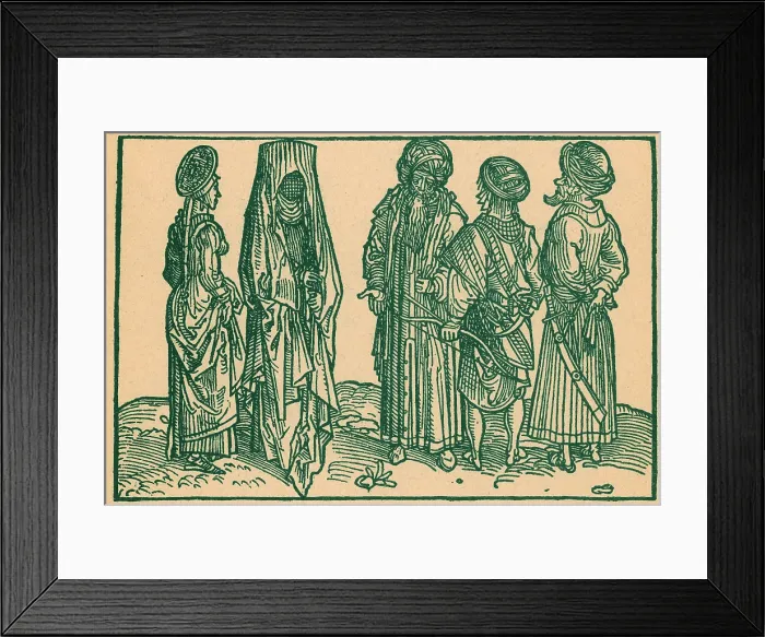 Framed Print : Itinerary to the Holy Land, 1486