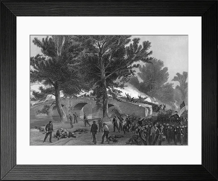 Framed Print : Battle of Antietam, 1862