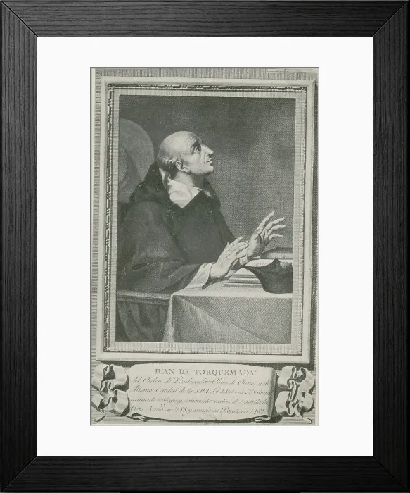 Framed Print : Juan de Torquemada, Spanish Catholic Cardinal Framed Print : Juan de Torquemada, Spanish Catholic Cardinal