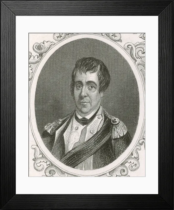Framed Print : William Barton, American Colonel