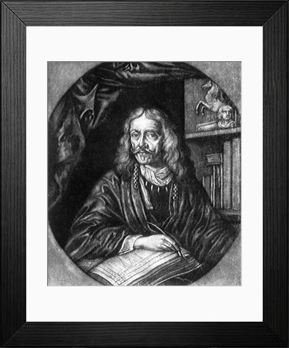 Framed Print : Johannes Hevelius, Polish Astronomer