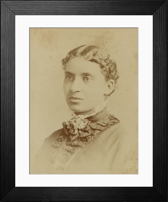Framed Print : Lottie Forten Grimke, American Abolitionist and Poet Framed Print : Lottie Forten Grimke, American Abolitionist and Poet