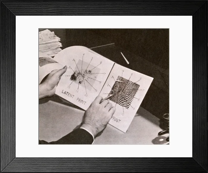 Framed Print : Fingerprints