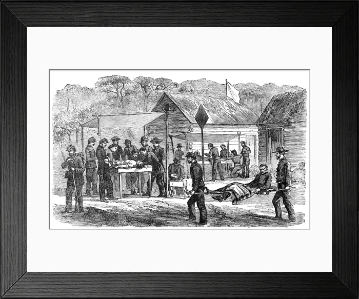 Framed Print : Battlefield Medicine, American Civil War, 19th Century