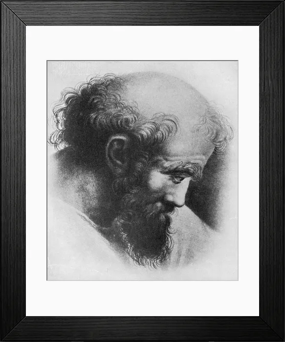 Framed Print : Pythagoras, Ancient Greek Philosopher