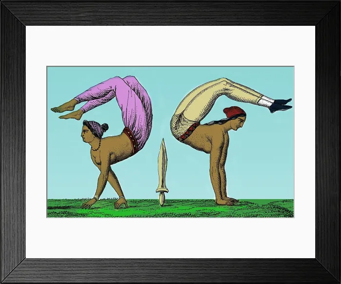 Framed Print : Ancient Greek Gymnastics Framed Print : Ancient Greek Gymnastics