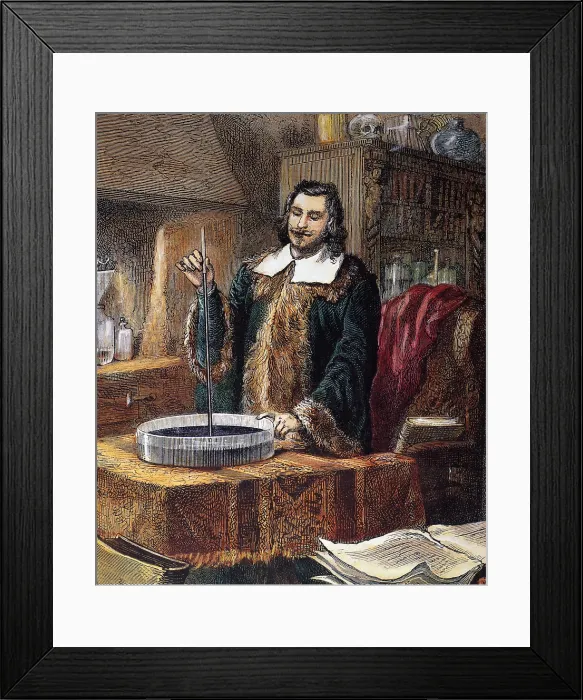 Framed Print : Evangelista Torricelli, Italian Mathematician Framed Print : Evangelista Torricelli, Italian Mathematician