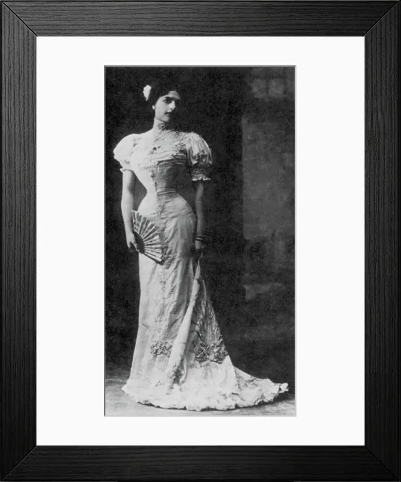 Framed Print : Mata Hari, Dutch Exotic Dancer and Courtesan