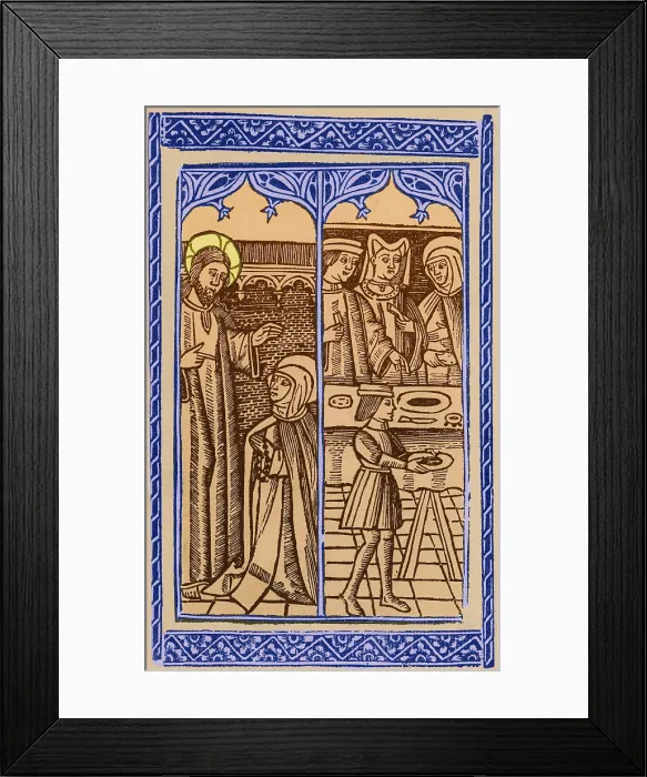 Framed Print : St. Catherine, Italian Philosopher and Theologian Framed Print : St. Catherine, Italian Philosopher and Theologian