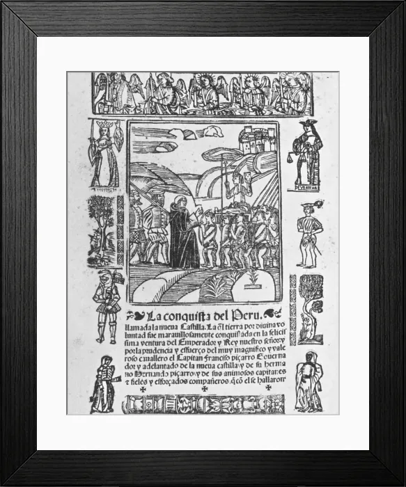 Framed Print : Atahualpa, Last Emperor of the Incan Empire Framed Print : Atahualpa, Last Emperor of the Incan Empire