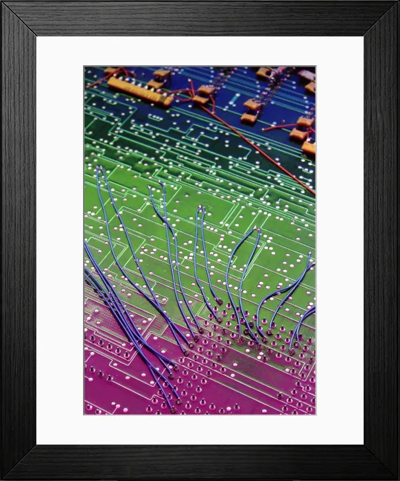 Framed Print : Circuit board Framed Print : Circuit board