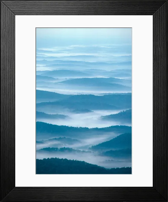 Framed Print : Blue Ridge Foothills Framed Print : Blue Ridge Foothills