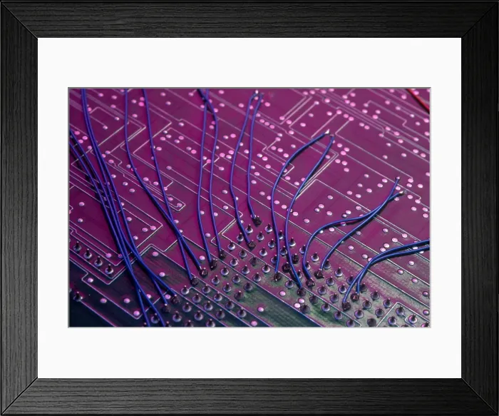 Framed Print : Circuit Board