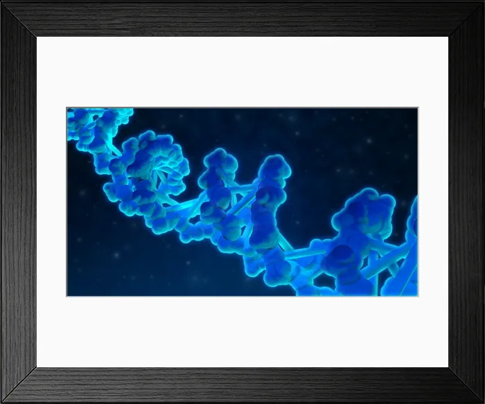 Framed Print : DNA Illustration Framed Print : DNA Illustration