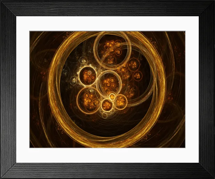Framed Print : Fractal Flames Framed Print : Fractal Flames