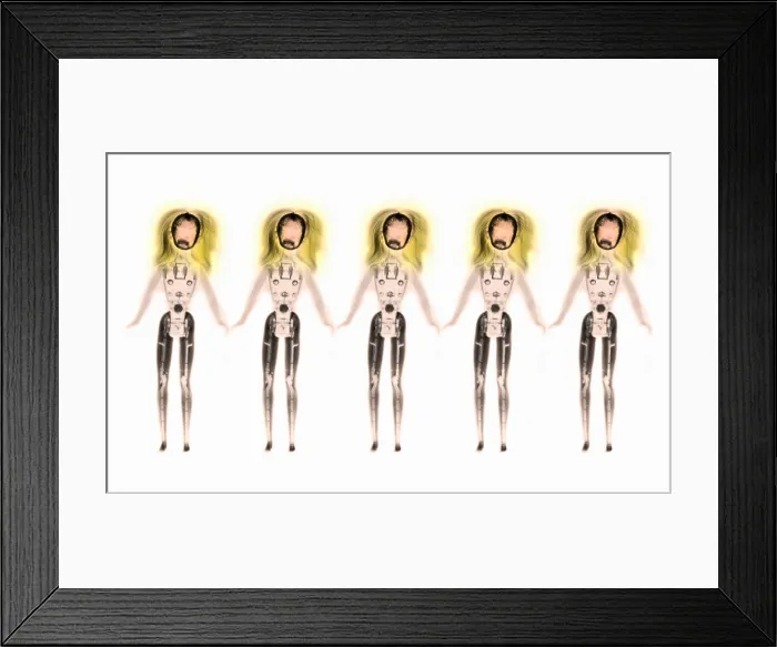Framed Print : Dolls, X-Ray