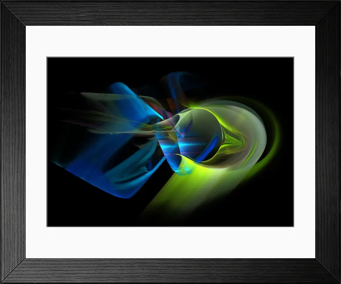 Framed Print : Fractal Flame Framed Print : Fractal Flame