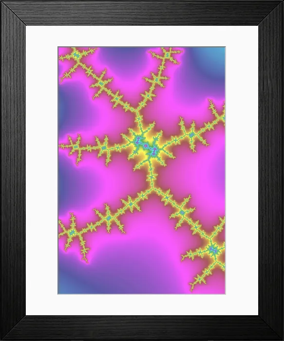 Framed Print : Mandelbrot Fractal