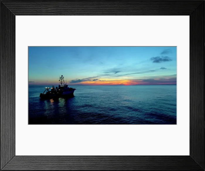 Framed Print : RV Point Sur Research Vessel