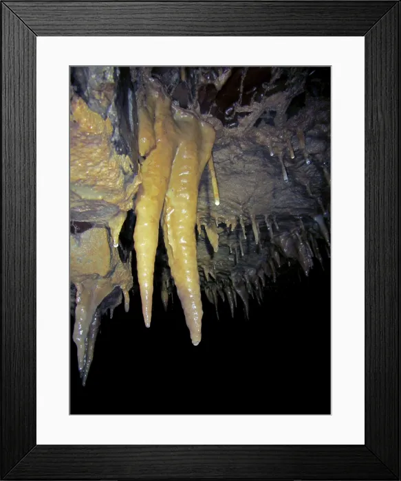 Framed Print : Cave Formations, Ozarks Framed Print : Cave Formations, Ozarks