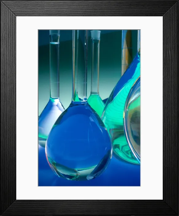 Framed Print : Laboratory Glassware