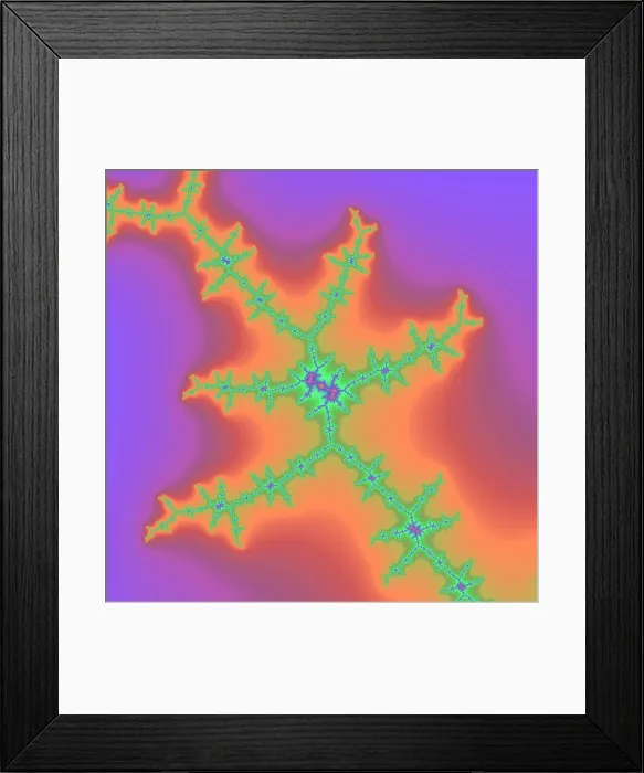 Framed Print : Mandelbrot Fractal