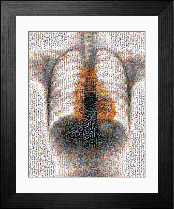 Framed Print : Mosaic of Chest X-Ray Framed Print : Mosaic of Chest X-Ray