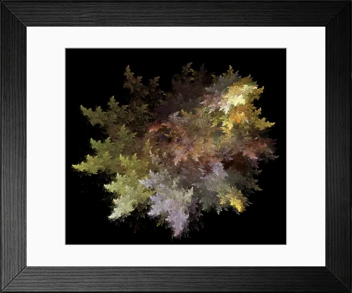 Framed Print : Fractal Flames Framed Print : Fractal Flames