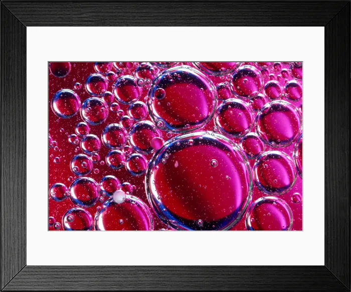 Framed Print : Solvents Interacting