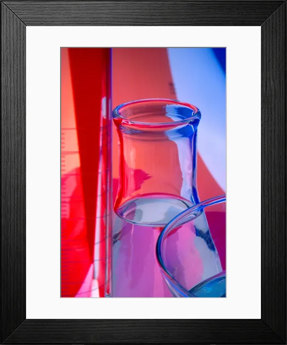 Framed Print : Laboratory Glassware