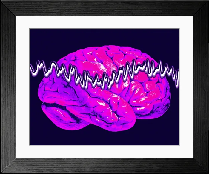 Framed Print : Brainwaves Framed Print : Brainwaves