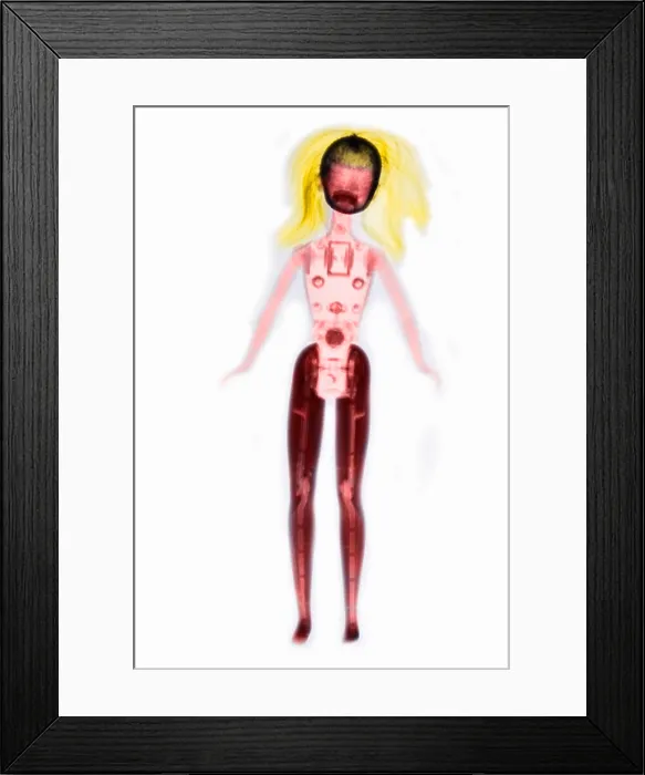 Framed Print : X-ray of Barbie Doll Framed Print : X-ray of Barbie Doll