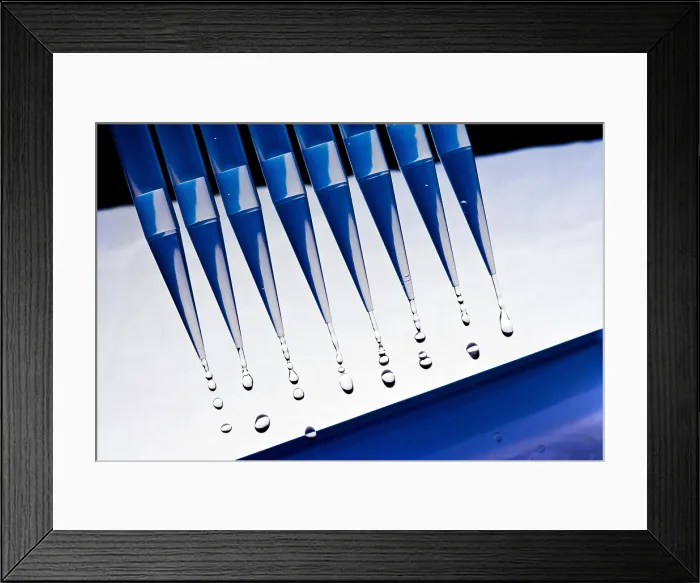 Framed Print : Filled Pipette's