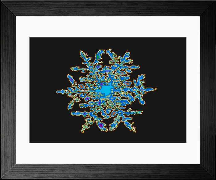 Framed Print : Snowflake. Snowflakes. Computer enhanced after W. A. Bentley Framed Print : Snowflake. Snowflakes. Computer enhanced after W. A. Bentley