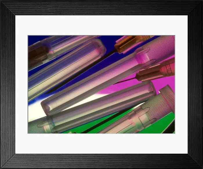 Framed Print : Syringe Needles Framed Print : Syringe Needles