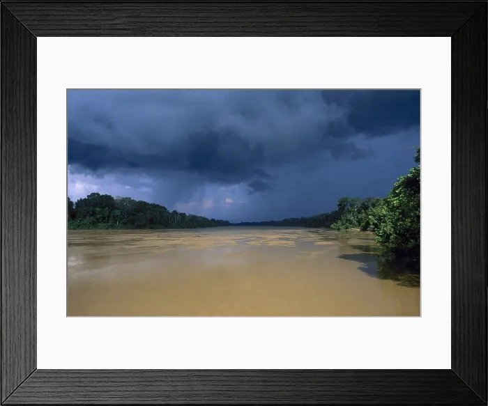 Framed Print : Rain Squall in Peru Framed Print : Rain Squall in Peru