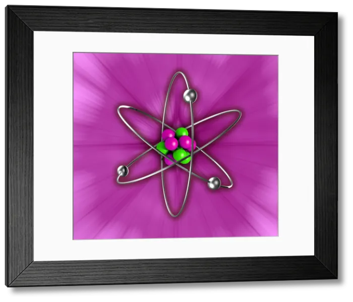 Framed Print : Atomic Structure Framed Print : Atomic Structure