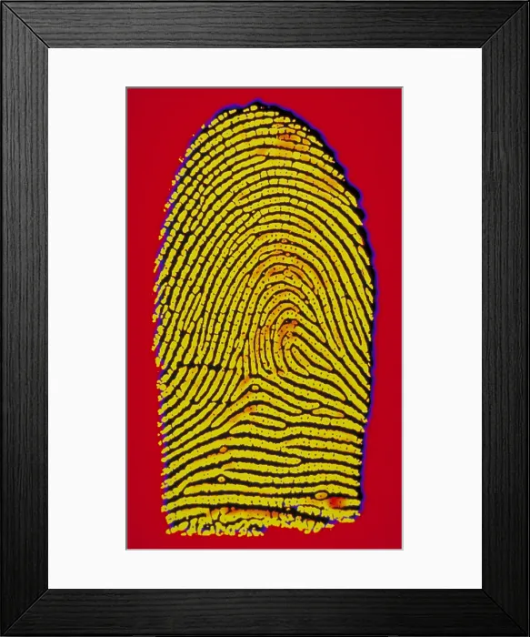 Framed Print : Thumbprint Framed Print : Thumbprint