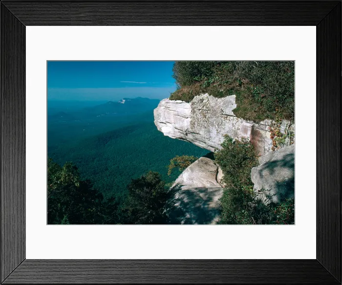 Framed Print : Caesar's Head, South Carolina