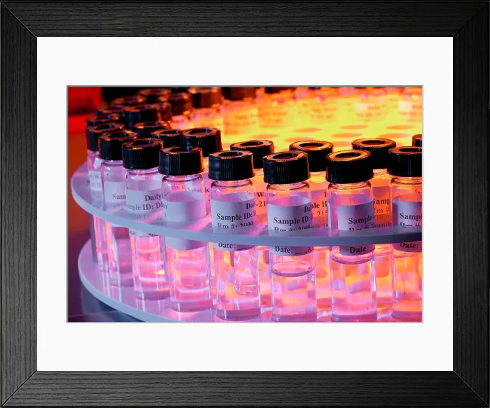Framed Print : Samples for Scientific Testing Framed Print : Samples for Scientific Testing