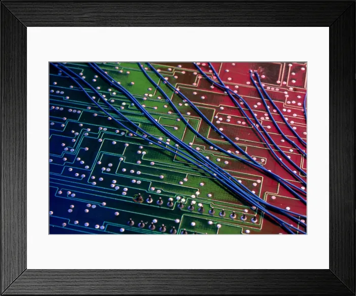 Framed Print : Circuit Board