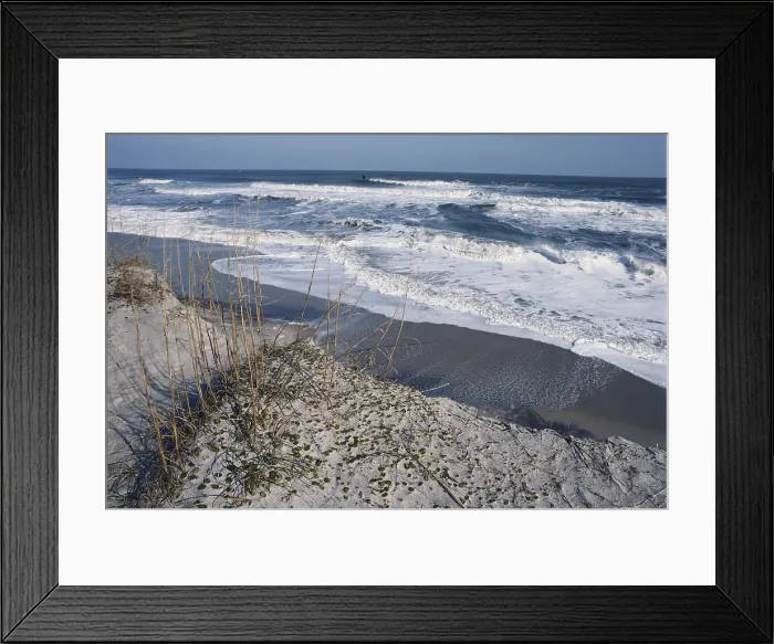 Framed Print : Beach Erosion