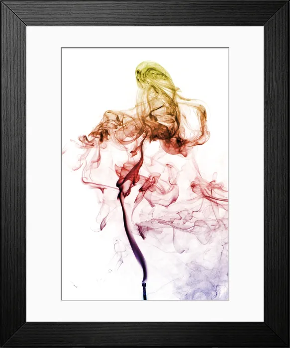 Framed Print : Smoke from a Match