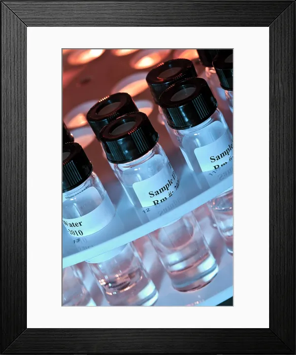 Framed Print : Samples for Scientific Testing Framed Print : Samples for Scientific Testing