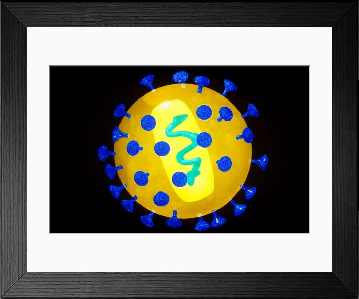 Framed Print : AIDS Virus Framed Print : AIDS Virus