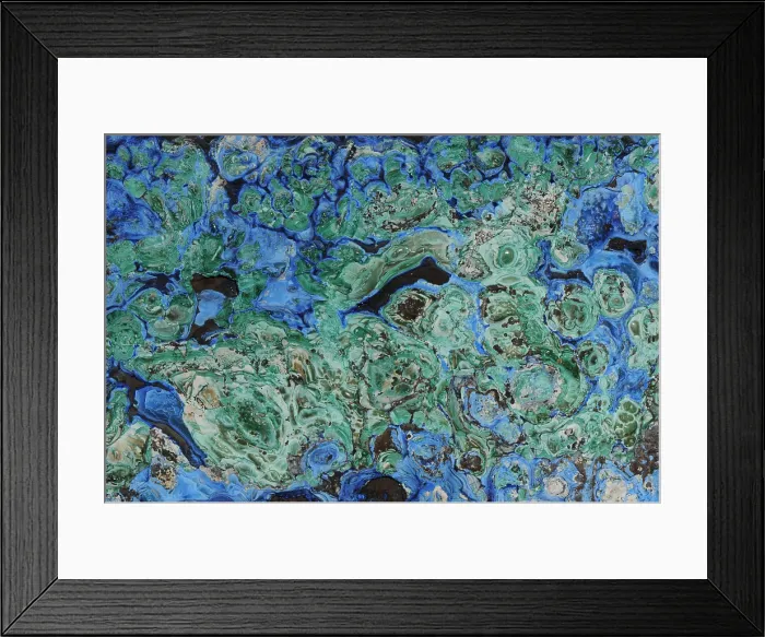 Framed Print : Azurite and Malachite Framed Print : Azurite and Malachite