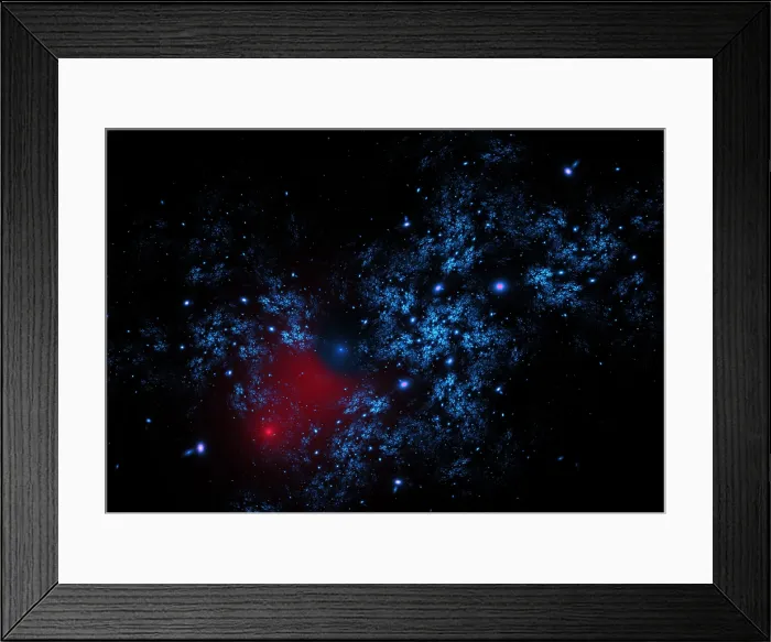Framed Print : Fractal Flame Framed Print : Fractal Flame