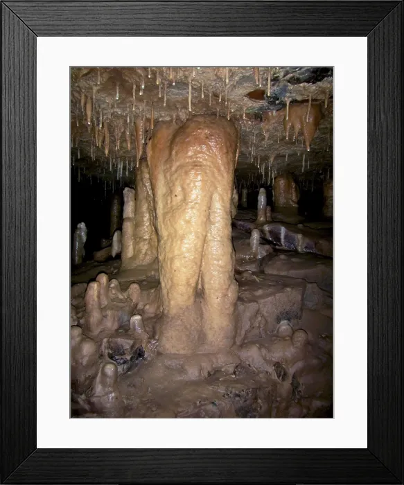 Framed Print : Cave Formations, Ozarks Framed Print : Cave Formations, Ozarks