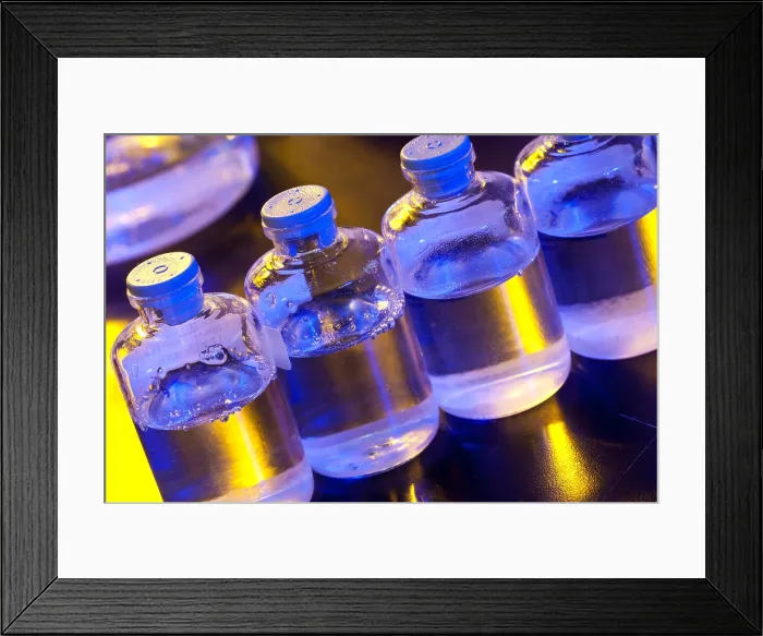 Framed Print : Bottles of Reagents Framed Print : Bottles of Reagents